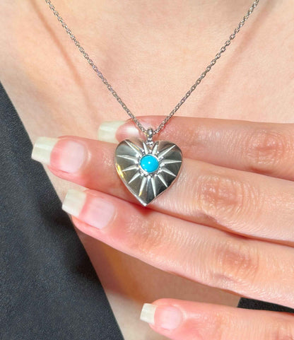 Heart Silver Necklace