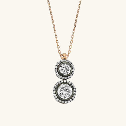 Diamond Model Women's Silver Necklace