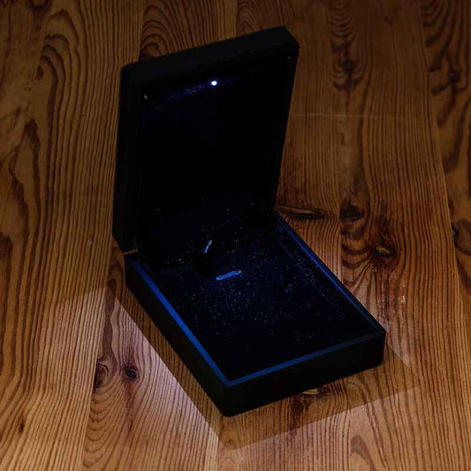Lighted Black Necklace Box