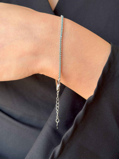 Tennis Silver Bracelet