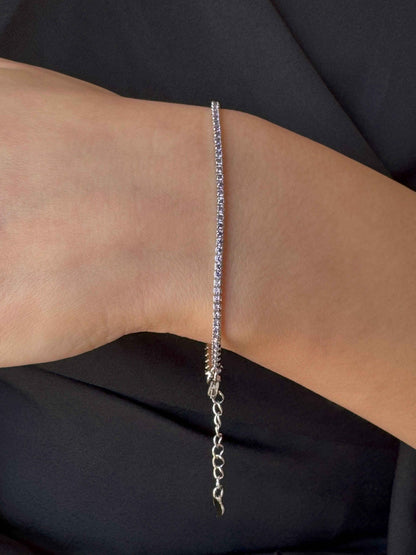 Tennis Silver Bracelet