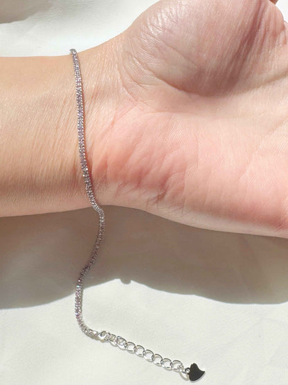 Tennis Silver Bracelet