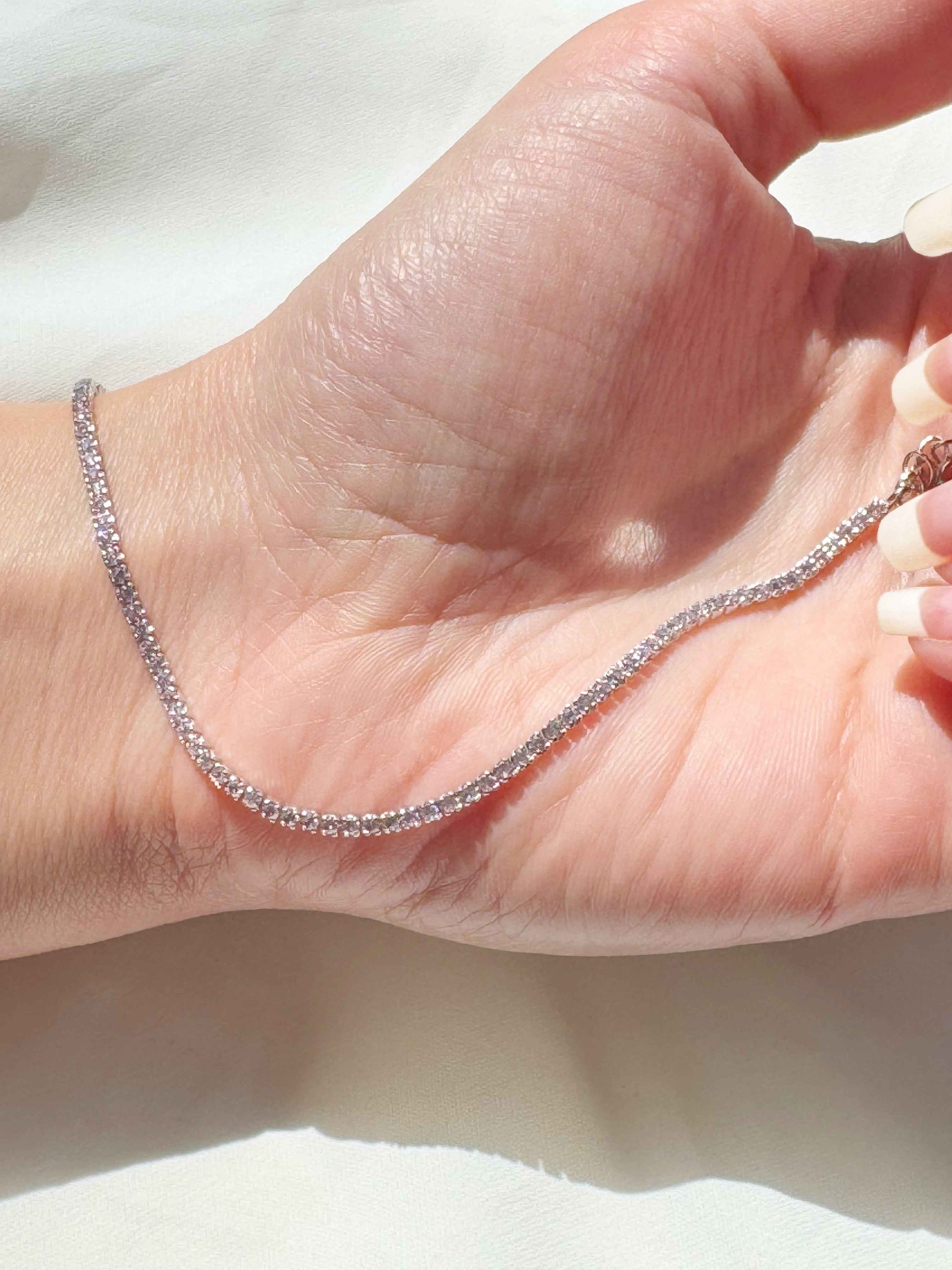 Tennis Silver Bracelet