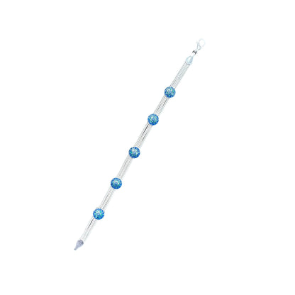 Bracelet en argent Brise méditerranéenne