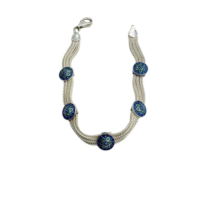 Bracelet en argent Brise méditerranéenne