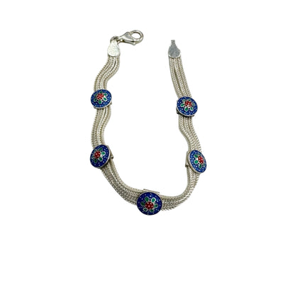 Bracelet en argent Brise méditerranéenne