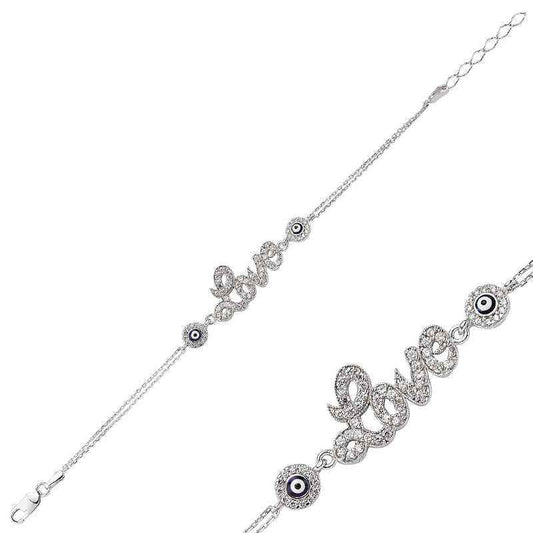 Love Women's Silver Bracelet