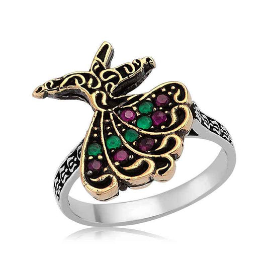 Authentic Whirling Dervish Women's Silver Ring