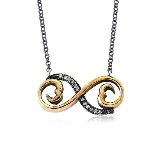Authentic Infinity Women's Silver Necklace