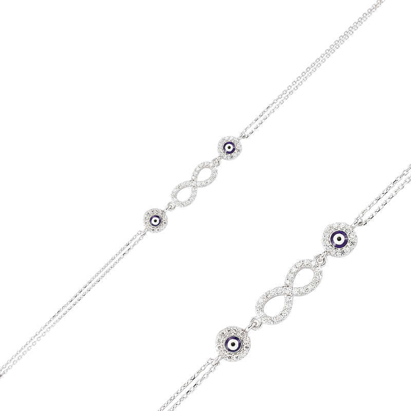 Bracelet Infinity en argent pour femme