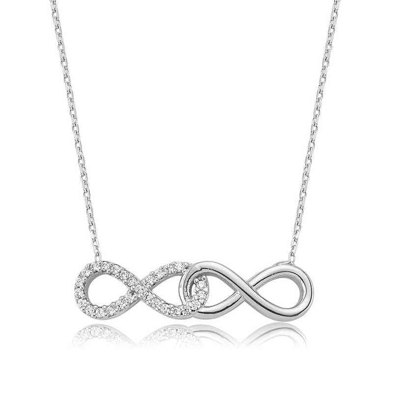 Infinite Love Women's Silver Necklace