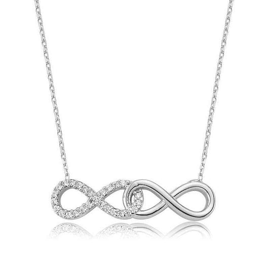 Infinite Love Women's Silver Necklace