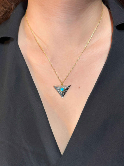 Triangle Silver Necklace
