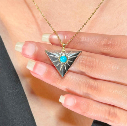 Triangle Silver Necklace