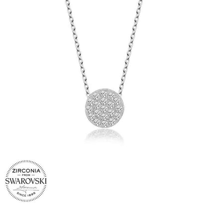 Collier en argent pour femme Swarovski Stone Circle