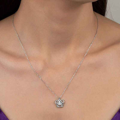 Swarovski Stone Angel Women's Silver Necklace