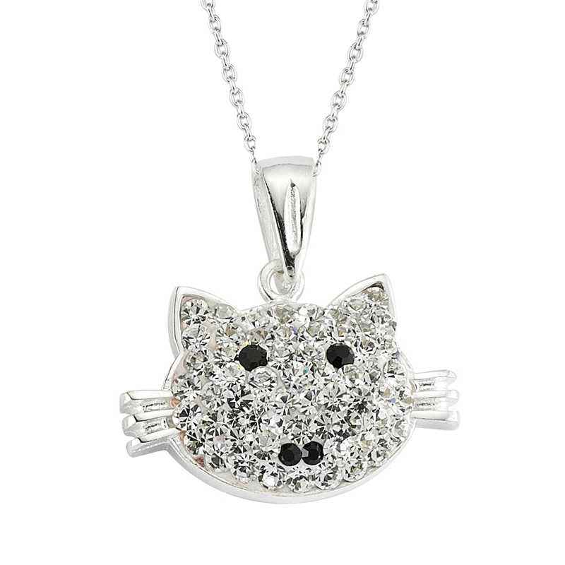 Cat Women's Silver Necklace