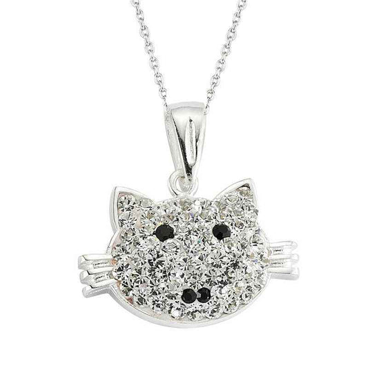 Cat Women's Silver Necklace