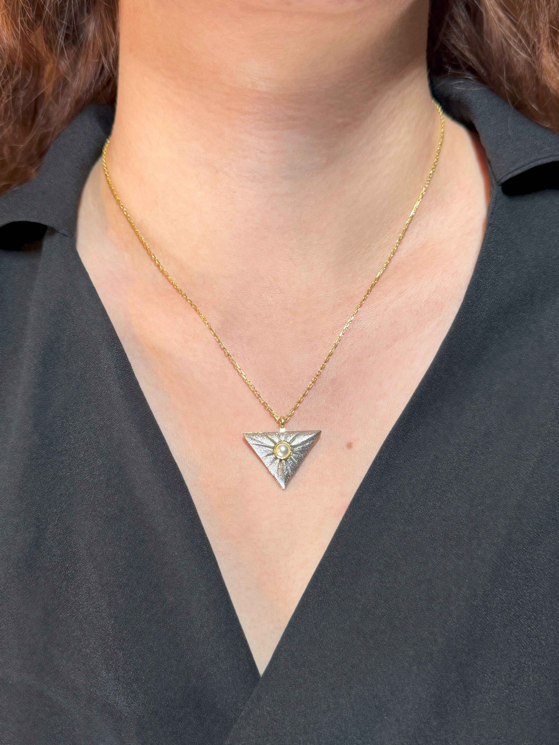 Triangle Silver Necklace