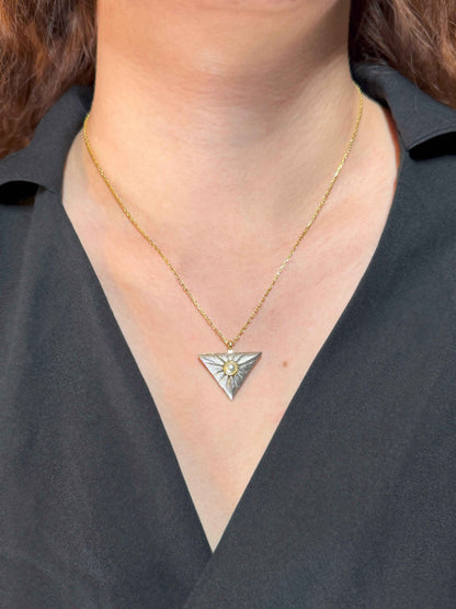 Triangle Silver Necklace