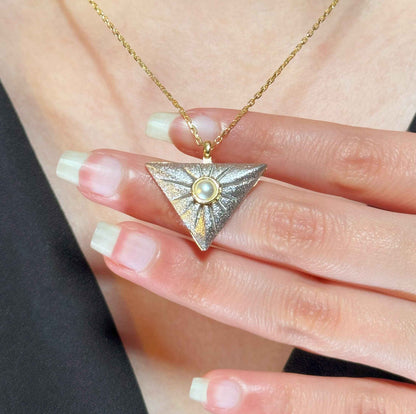 Triangle Silver Necklace