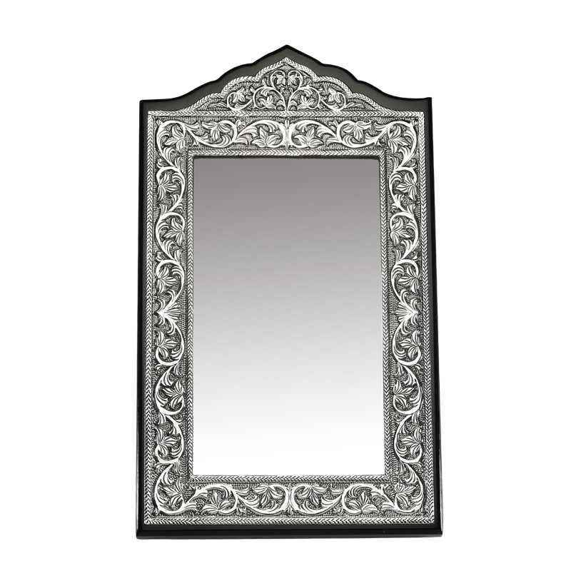 Leaf Pattern Table Mirror