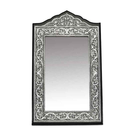 Leaf Pattern Table Mirror