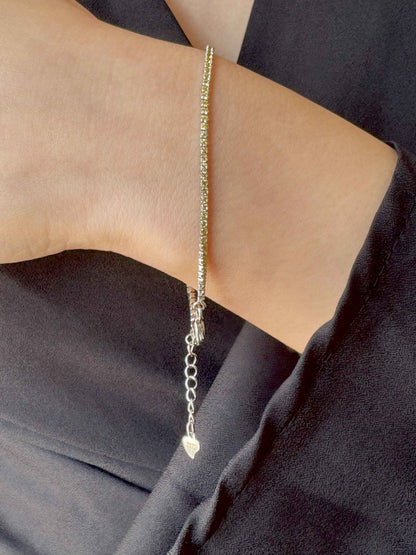 Tennis Silver Bracelet