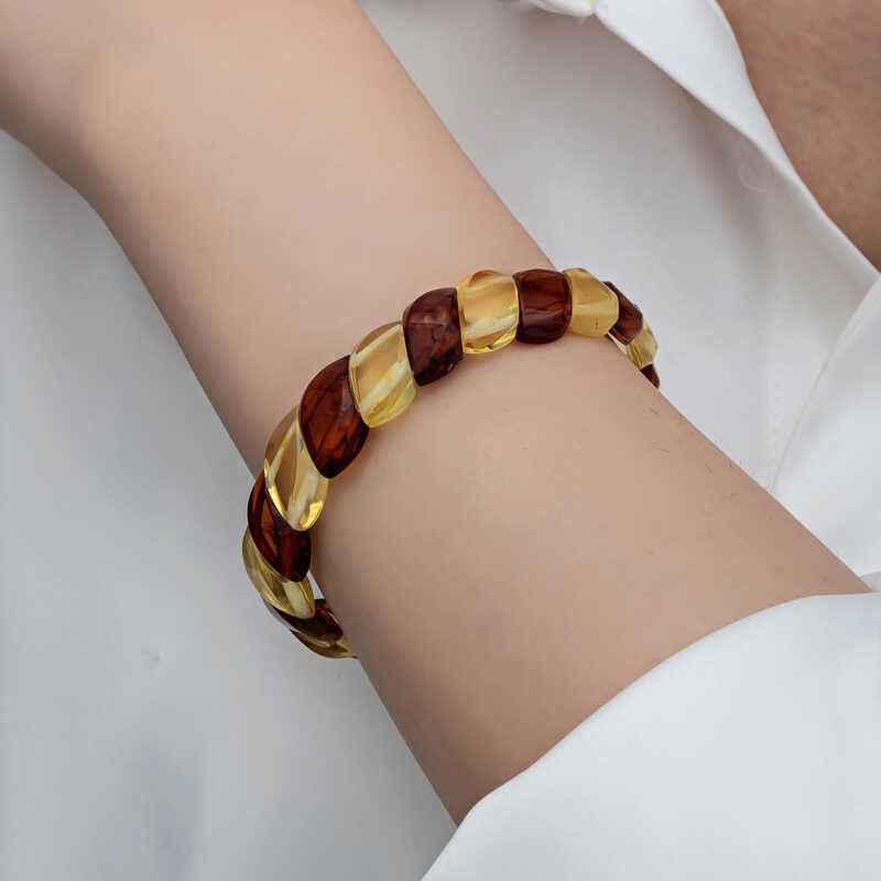 Adult Drop Amber Bracelet