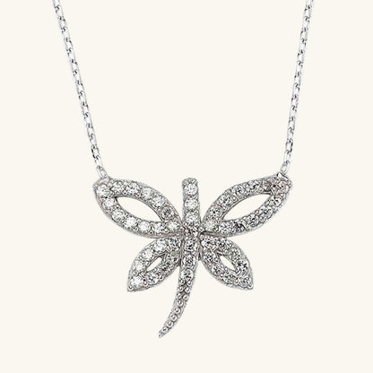 Dragonfly Women's Silver Necklace
