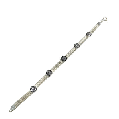 Bracelet en argent Trace du Temps