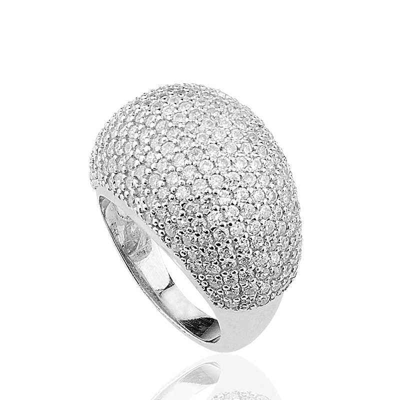 Multi-Stone Women's Silver Ring
