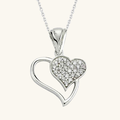 Heart Women's Silver Necklace