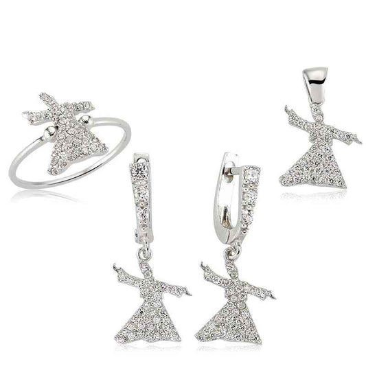 Whirling Dervish Women's Silver Set