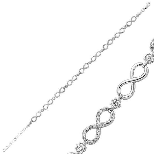 Infinity Women's Silver Bracelet