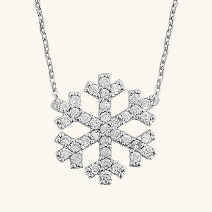 Snowflake Women's Silver Necklace