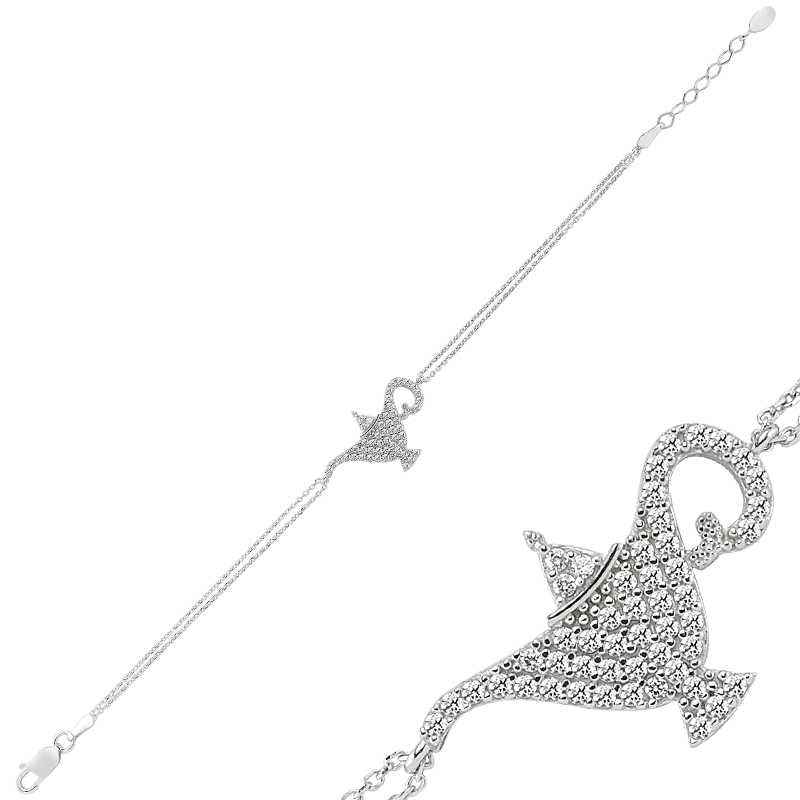 Magic Lamp Women's Silver Bracelet